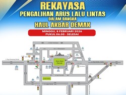 Ada Haul Akbar di Alun-alun Demak Besok, Ini Rekayasa Lalin dan Jalur Alternatifnya