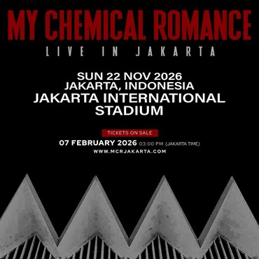 Siap-siap War, Tiket Konser My Chemical Romance Dijual Hari Ini