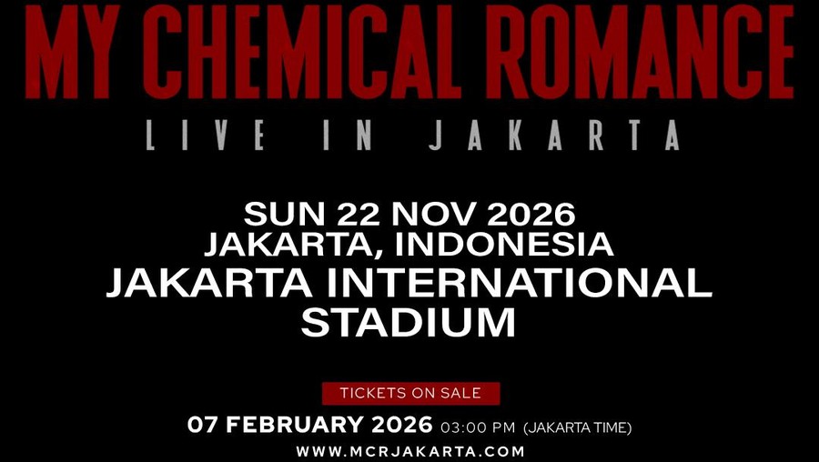 Siap-siap War&comma; Tiket Konser My Chemical Romance Dijual Hari Ini