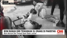 VIDEO: Bom Bunuh Diri Tewaskan 31 Orang di Pakistan