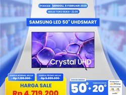 Cuma Hari Ini! Harga Smart TV LED 50 Inch di Transmart Turun Drastis