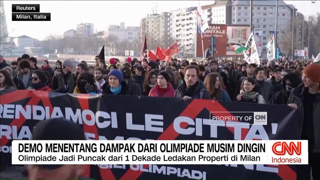 VIDEO: Demo Menentang Dampak Olimpiade Musim Dingin
