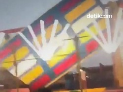 Video Detik-detik Wahana di India Ambruk Tewaskan Polisi