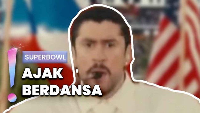 Video: Bad Bunny Tampil Berbahasa Spanyol Pertama di Super Bowl 2026