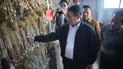Mentan Amran Tetapkan NTB Sentra Bawang Putih dan Jagung Nasional