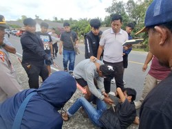 Pria di Bangka Tewas Ditusuk Saat Saksikan Keributan, Pelaku Ditangkap