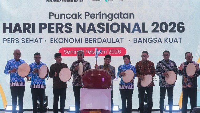 Puncak peringatan Hari Pers Nasional 2026 di Banten mendeklarasikan 8 poin untuk memperkuat profesionalisme dan kesejahteraan perusahaan pers dan jurnalis.