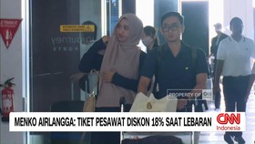 VIDEO: Menko Airlangga: Tiket Pesawat Diskon 18 Persen Saat Lebaran