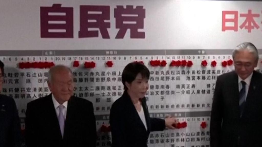 Momen Partai PM Sanae Takaichi Raih Kemenangan di Pemilu Jepang