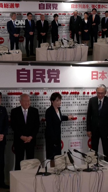 Momen Partai PM Sanae Takaichi Raih Kemenangan di Pemilu Jepang