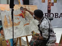 Menilik Dunia Tuli dalam Goresan Kanvas Agung Fadilah