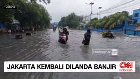 VIDEO: Jakarta Kembali Dilanda Banjir