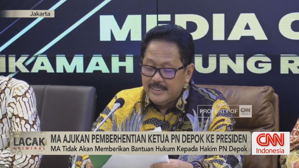 VIDEO: MA Ajukan Pemberhentian Ketua PN Depok Ke Presiden
