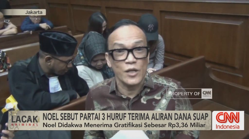 VIDEO: Noel Sebut Partai 3 Huruf Terima Aliran Dana Suap