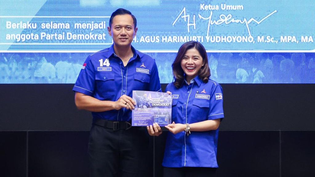 Motivator Merry Riana Gabung Demokrat, Terima KTA dari AHY