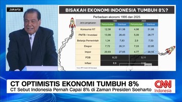 VIDEO: CT Optimistis Ekonomi Indonesia Tumbuh 8 Persen