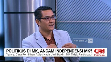 VIDEO: Adies Kadir Hakim MK, Yance: Ada Proses yang Janggal