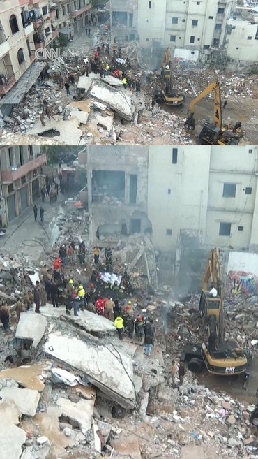 Update Evakuasi Dua Bangunan Runtuh di Tripoli Lebanon, 15 Tewas