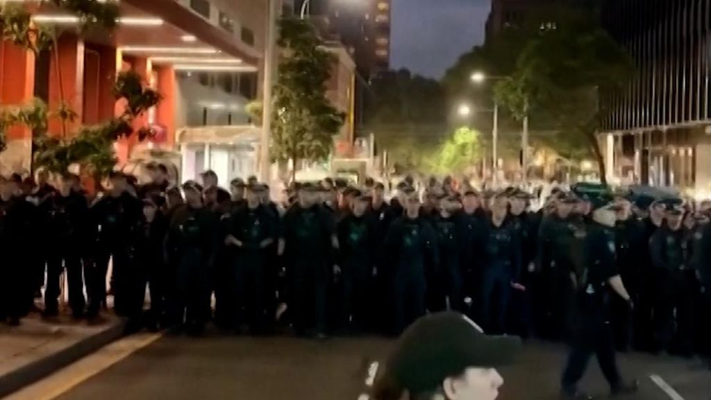 Warga Sydney Demo Kunjungan Presiden Israel ke Australia