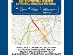 Ada Demo Guru Madrasah di Depan DPR Hari Ini, Polisi Siapkan Rekayasa Lalin