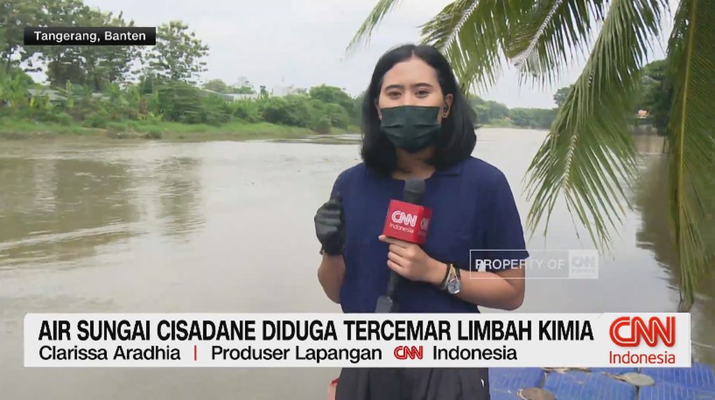 VIDEO: Air Sungai Cisadane Tercemar, Warga Resah