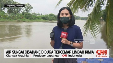 VIDEO: Air Sungai Cisadane Tercemar, Warga Resah