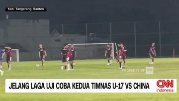 VIDEO: Jelang Laga Uji Coba Kedua Timnas U-17 Vs China
