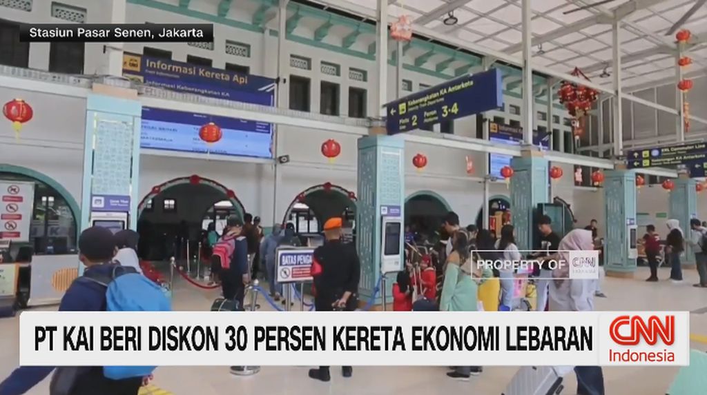 VIDEO: PT KAI Diskon 30 Persen Kereta Ekonomi Lebaran
