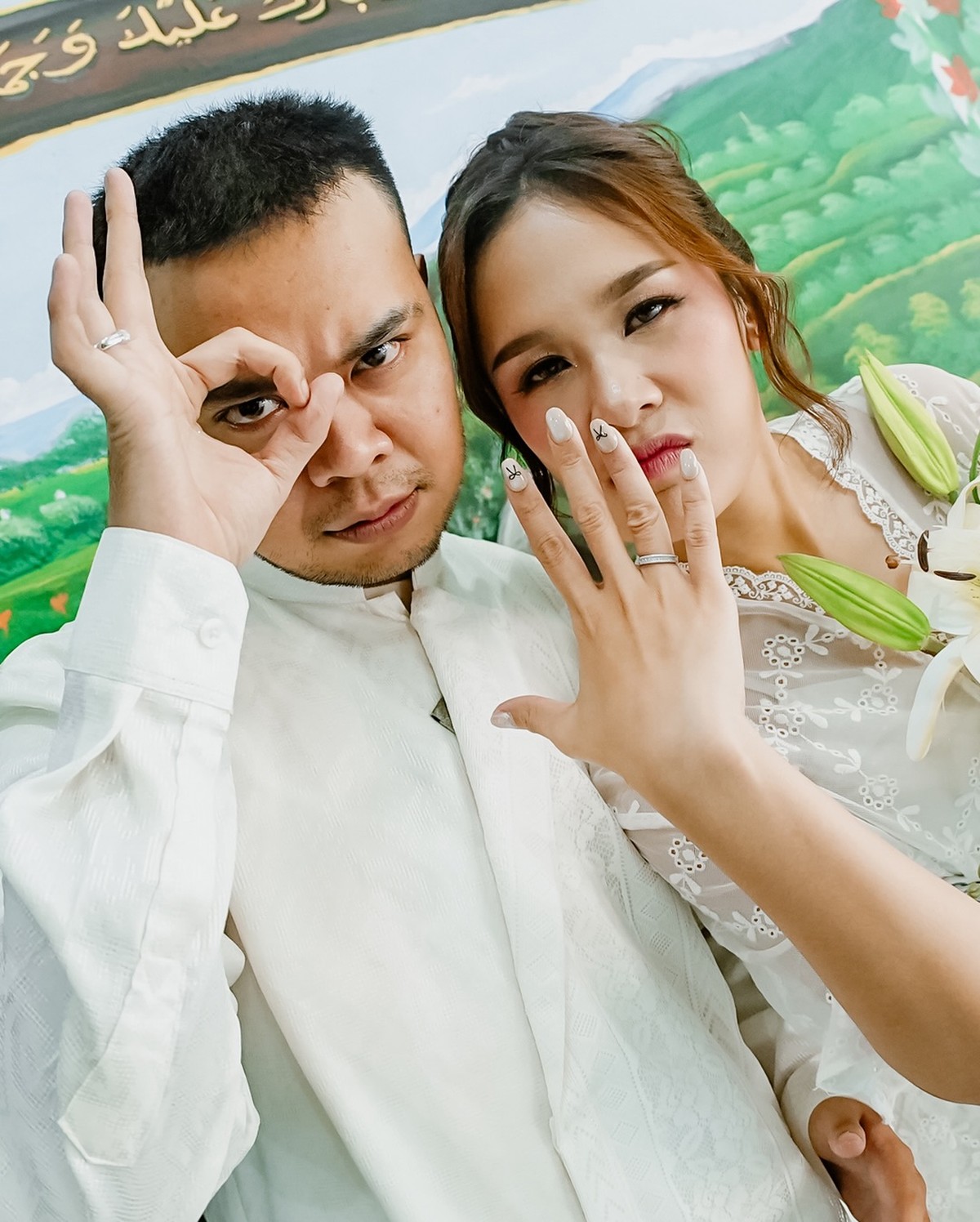 Reza smash dan istri