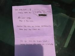 Begini Isi Surat Ibu Pembuang Bayi Perempuan dalam Kardus di Jember