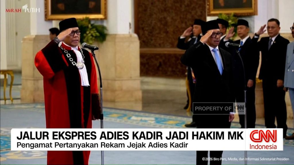 VIDEO: Jalur Ekspres Adies Kadir Jadi Hakim MK