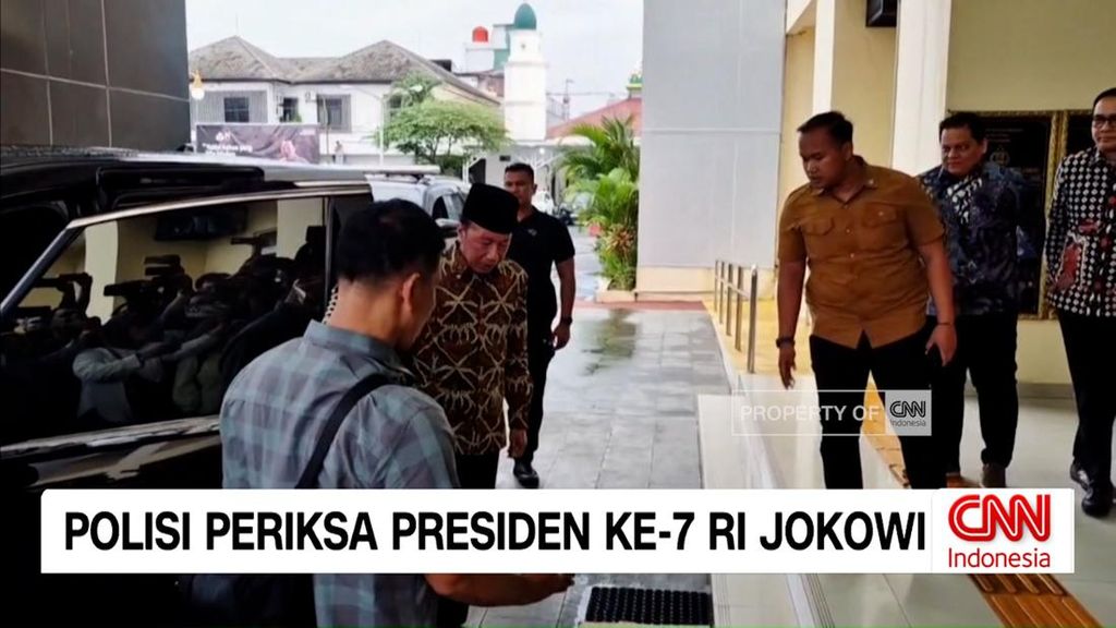 VIDEO: Presiden Ke-7 RI Jokowi Kembali Diperiksa Polisi