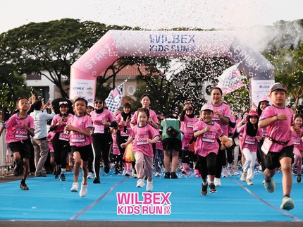 Tawa 500 Anak Warnai Wilbex Kids Run, Dekatkan Keluarga Lewat Lari Santai Akhir Pekan