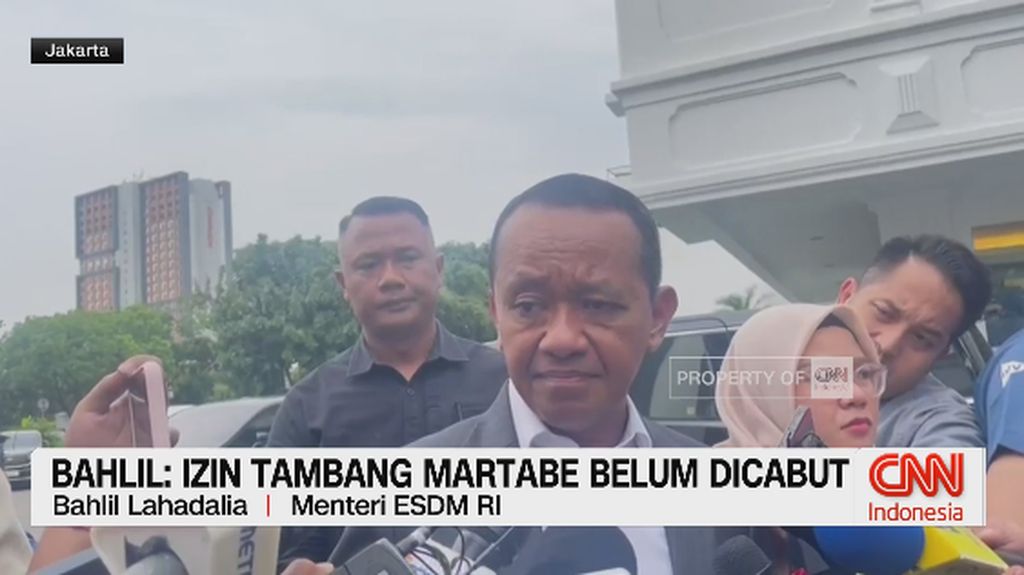 VIEO: Bahlil: Izin Tambang Martabe Belum Dicabut