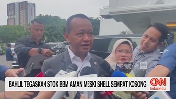 VIDEO: Bahlil Pastikan Stok BBM Aman Meski SPBU Shell Sempat Kosong
