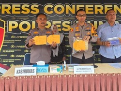 Ungkap Jaringan Narkoba Internasional, Polres Dumai Tangkap 2 Kurir-1 Kg Sabu
