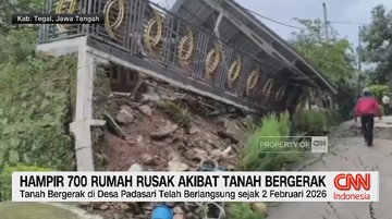 VIDEO: Hampir 700 Rumah Rusak Akibat Tanah Bergerak