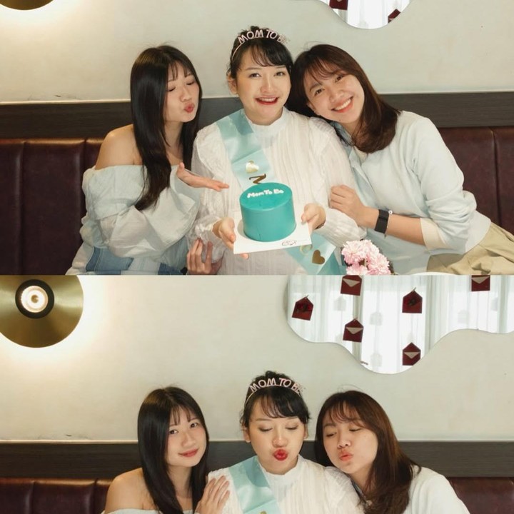 <p>Acara <em>baby shower</em> juga dihadiri oleh beberapa eks anggota JKT48. Salah satu yang terlihat datang adalah Shania Junianatha alias Shanju. Momen kedekatan Kinal dan Shanju di acara <em>baby shower</em> ini juga diabadikan di dalam foto. (Foto: Instagram @kinalputridevi)</p>