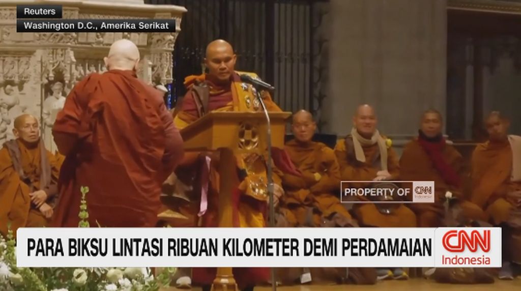 VIDEO: Para Biksu Lintasi Ribuan Kilometer Demi Perdamaian