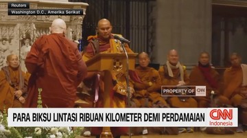 VIDEO: Para Biksu Lintasi Ribuan Kilometer Demi Perdamaian