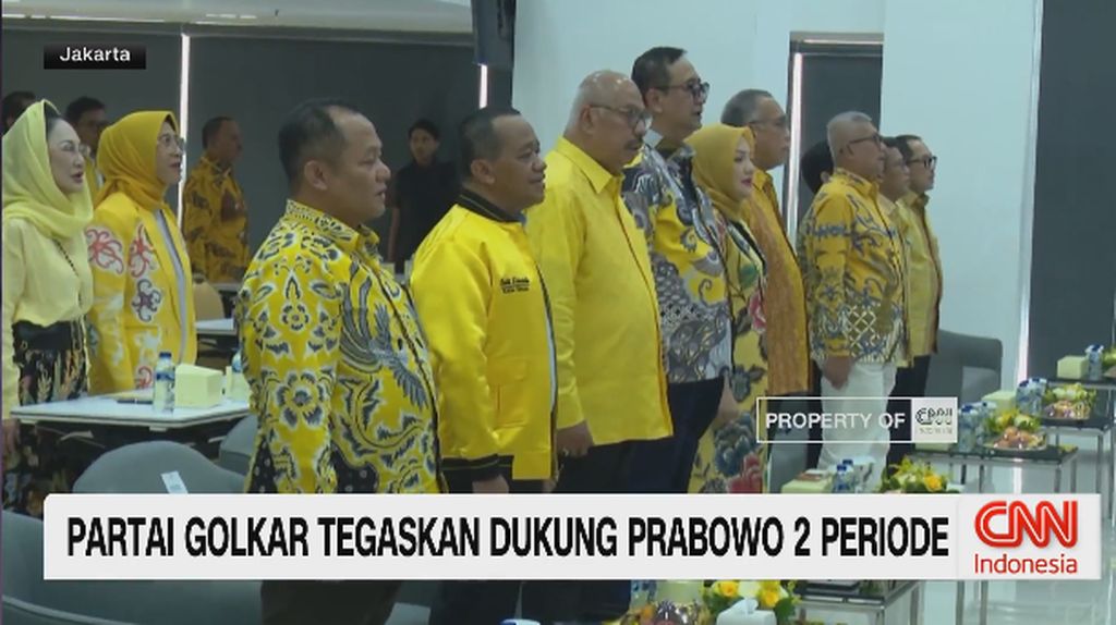 VIDEO: Partai Golkar Tegaskan Dukung Prabowo 2 Periode