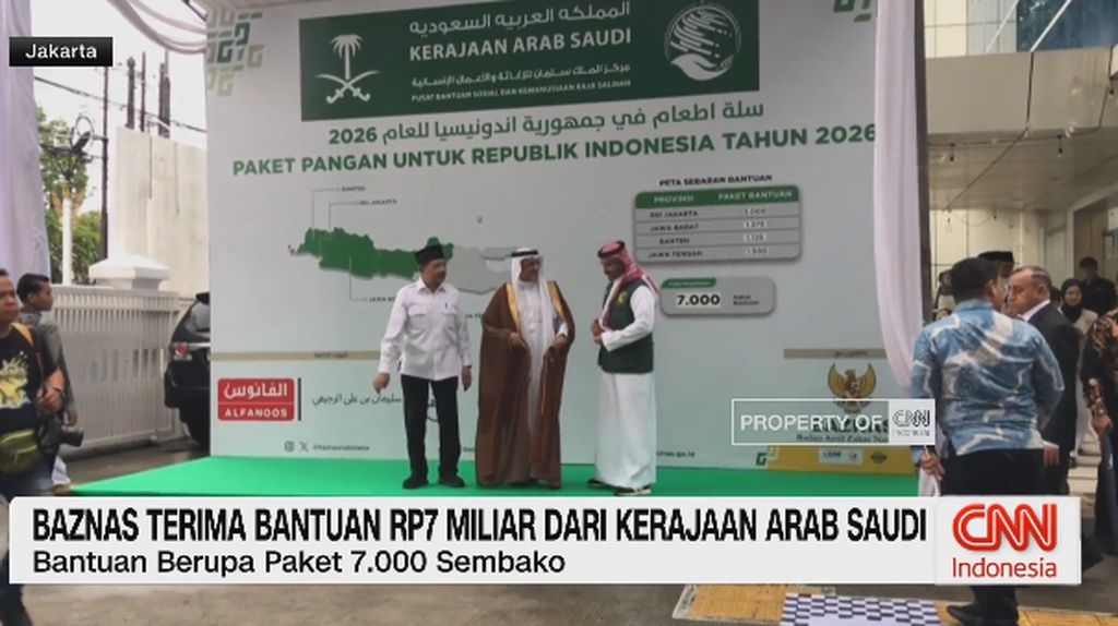 VIDEO: Baznaz Terima Bantuan Rp. 7 Miliar Dari Kerajaan Arab Saudi