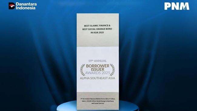 PT PNM raih penghargaan Best Islamic Finance & Best Social Orange Bonds di Asia 2025, Penghargaan ini menegaskan komitmen PNM dalam pemberdayaan perempuan.