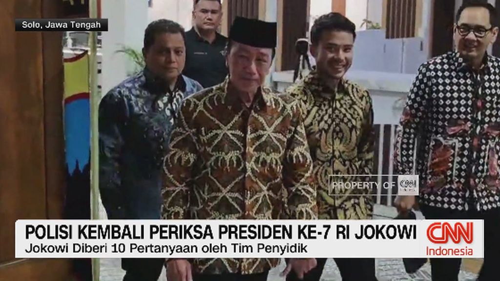 VIDEO: Polisi Kembali Periksa Presiden Ke-7 RI Jokowi