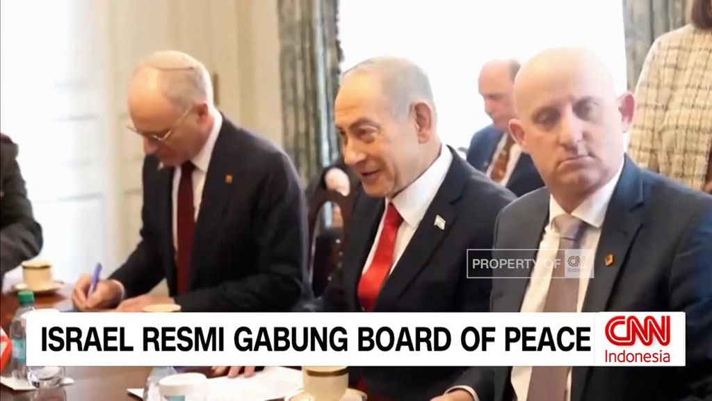 VIDEO: Israel Resmi Gabung Board of Peace Bentukan Presiden AS