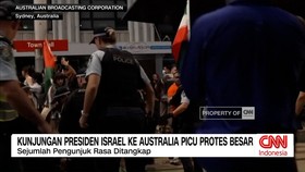 VIDEO: Aksi Vandalisme Warnai Protes Kunjungan Presiden Israel