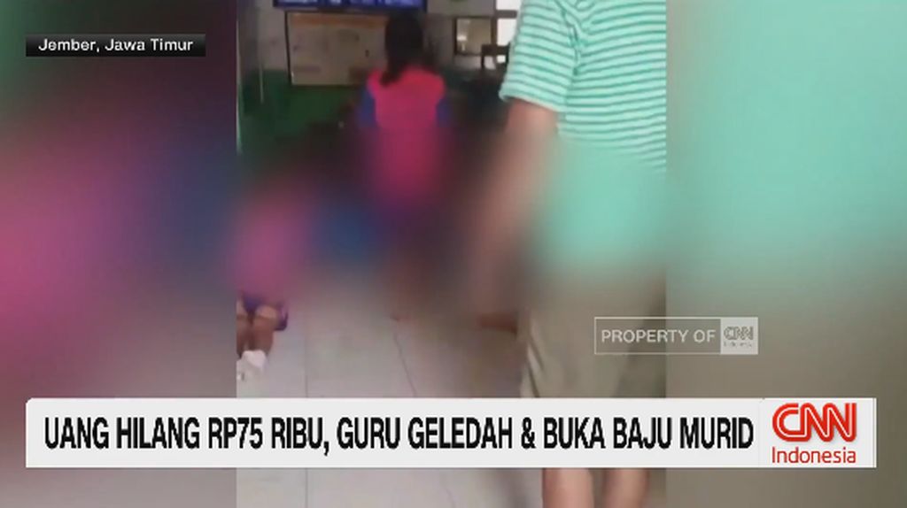 VIDEO: Uang Hilang Rp75 Ribu, Guru Geledah dan Buka Baju Murid