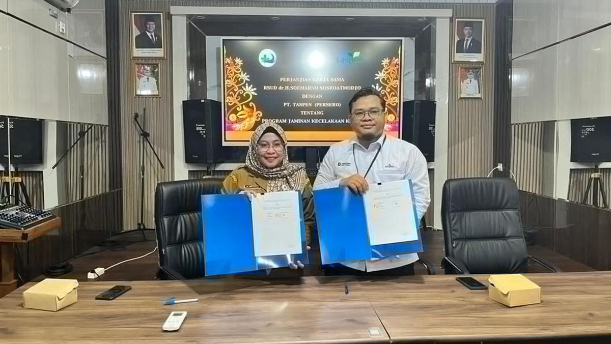 Taspen dan RSUD Kapuas Teken Kerja Sama Perkuat Program JKK