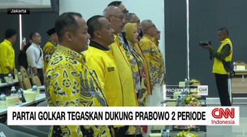 VIDEO: Dukungan Partai Golkar dan PPP untuk Prabowo Dua Periode