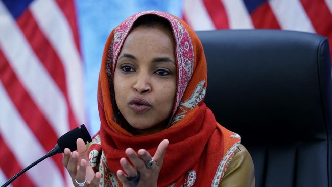 WASHINGTON, DC - FEBRUARY 12: U.S. Rep. Ilhan Omar (D-MN) speaks during a hearing before the House Democratic Steering and Policy Committee at the U.S. Capitol on February 12, 2026 in Washington, DC. The committee held a hearing on Holding ICE Accoun